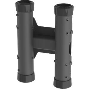 Twin Column Floor‑To‑Ceiling Adaptor for Pozimount/Xactmatch Wall Mounts