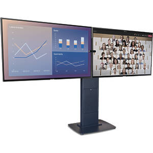 Rhobus Ultra Heavy Duty Dual TV/Monitor Stand