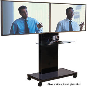 Rhobus Premium Dual Monitor/TV trolley