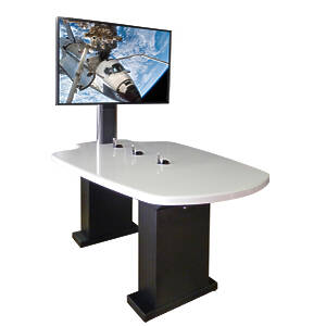 Rhobus Huddle Premium Single Screen Height Adjustable Table