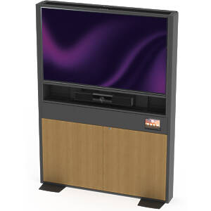 Summit Free‑standing Single Screen Video Conference Wall