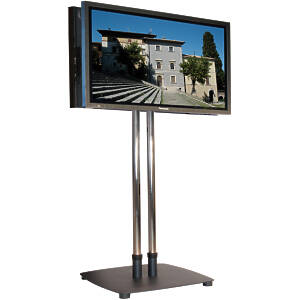 VS1000 Landscape Twin Back‑to‑Back Monitor Plinth Stand