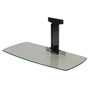 Rhobus 78×39cm Polished Edge Toughened Glass Shelf