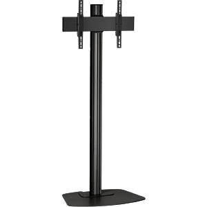 TV/Monitor Height Adjustable Floor Stand ‑ Black