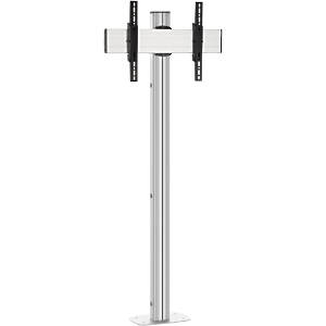 TV/Monitor Bolt‑down Floor Stand with Tilt ‑ Black