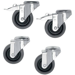 Heavy duty castors ‑ set of 4