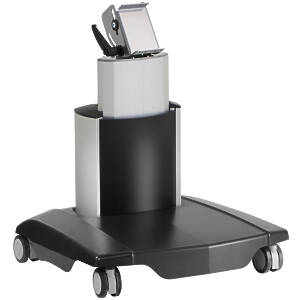 Low Level Adjustable Height LCD/LED monitor trolley up to 65″
