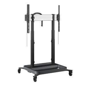 RISE Motorised Height Adjustable Monitor/TV trolley