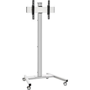 LCD/LED Monitor /Commercial TV Trolley for screens up to 65″ ‑ Silver