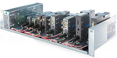 Enclosures and adaptors to allow the mounting of AV components.Components