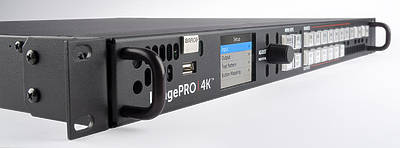 Presentation Switchers allow you to use multiple analogue and digital inputs and output a scaled signal to your display. They feature switching effects or seamless switching to make for a smooth presentation.Components