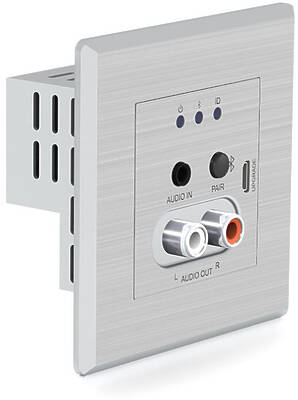 Wall plates for connection, transmitting and receiving of audio signals.Components