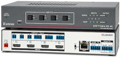 Switch from 2 or more HDMI video inputs to 1 (mirrored on some models) outputs.Components