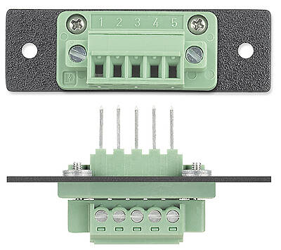 Extron One 5-pin Captive Screw Terminal to Solder Tabs product image