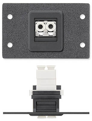 Extron One Fiber Duplex LC Female to Female Barrel product image