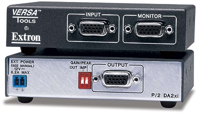 Distribution amplifiers, splitters and extenders for analogue computer graphics (VGA, SVGA, XGA, SXGA etc.) and component (YUV) video signals.Components