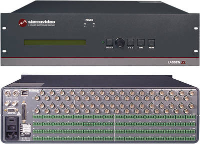 Composite video matrix switchers and routers.Components