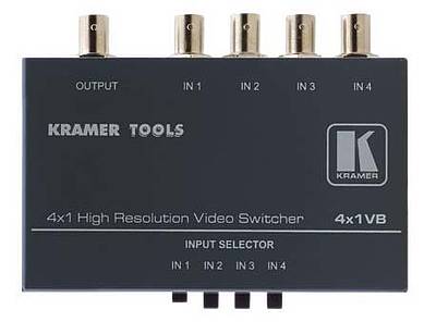 Switch from 2 to 20 composite video inputs to a single output.Components