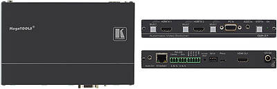 Switch from 2 or more HDMI video inputs to 1 (mirrored on some models) outputs.Components