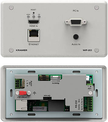 Wall plates for connection, transmitting and receiving of HDMI and DVI signals.Components