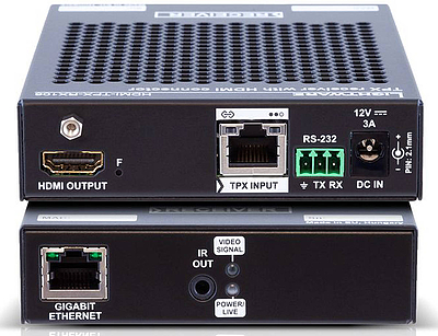 Convert HDMI computer and video signals to twisted pair for transmission over long distancesComponents