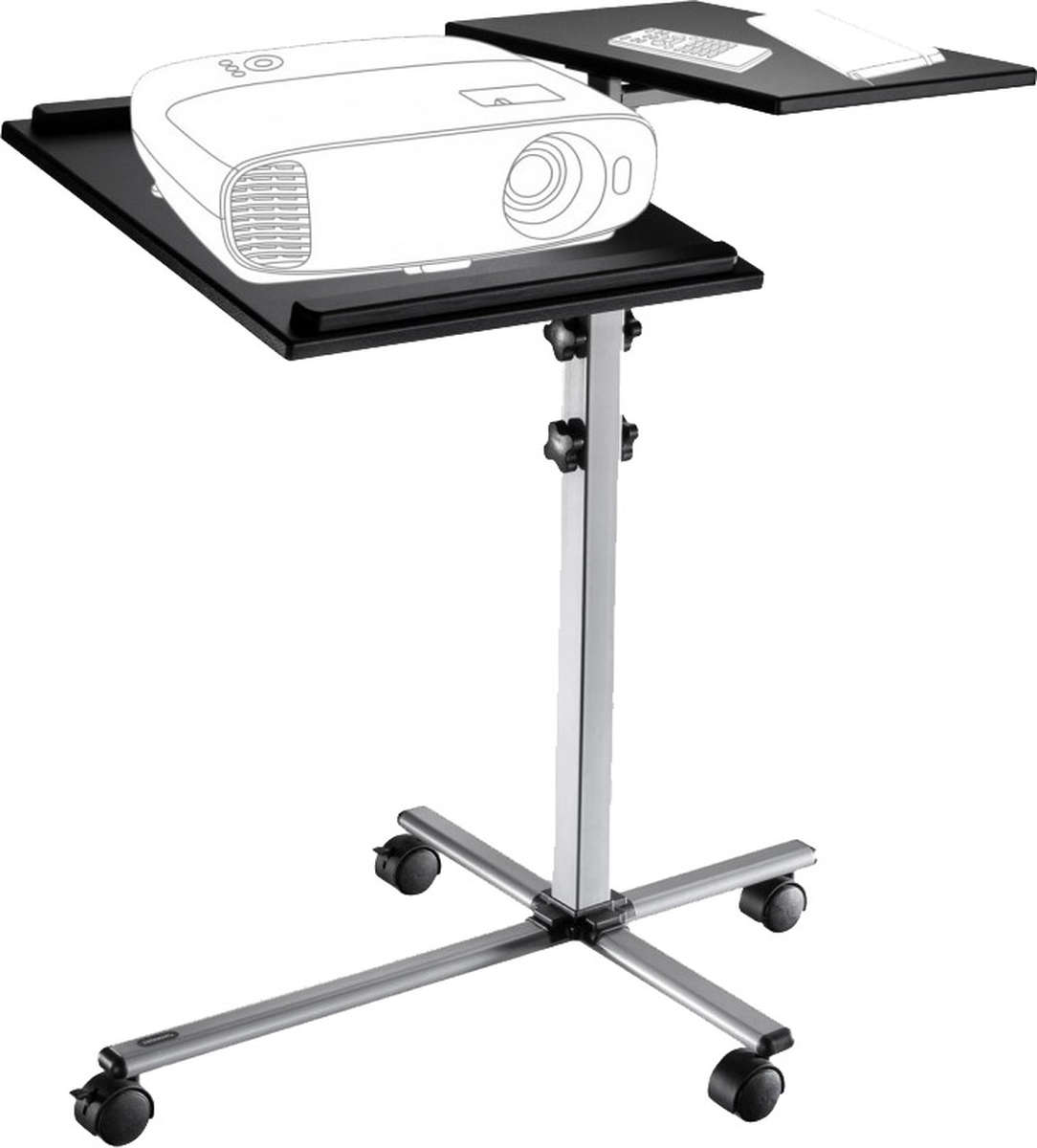 Celexon PT3010 Height adjustable twinshelf projector tilting