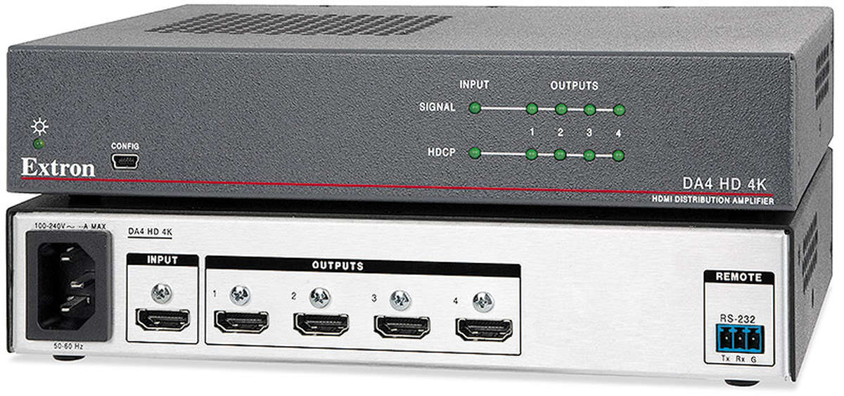 Extron DA4 HD 4K 14 4K HDMI Distribution Amplifier
