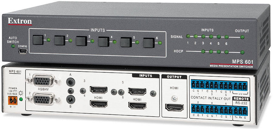 Extron MPS 601 - 6:1 Media Presentation Switcher