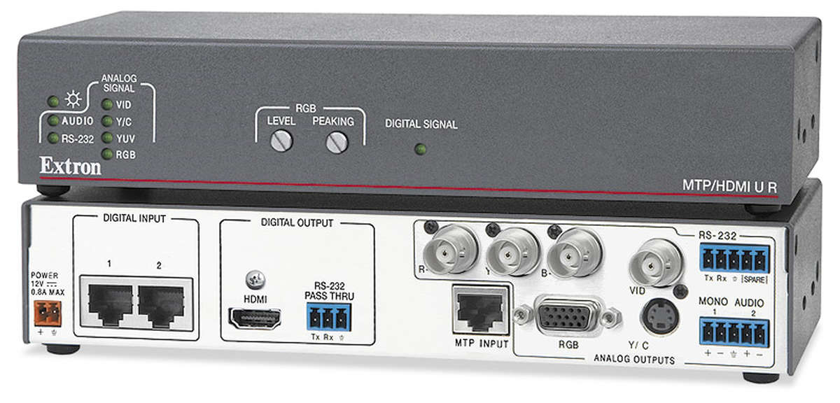 Extron MTP/HDMI U R 11 Twisted Pair Receiver for HDMI, VGA, Video