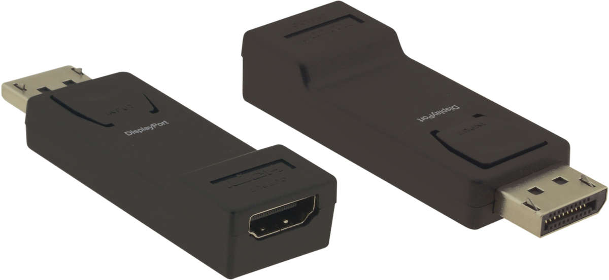 Kramer ADDPM/HF Passive DisplayPort Male to HDMI Female adapter to