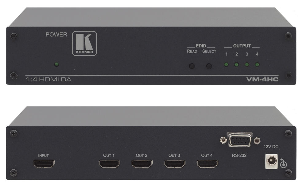 Kramer VM4HC 14 HDMI 1.4 Distribution Amplifier with RS232 control