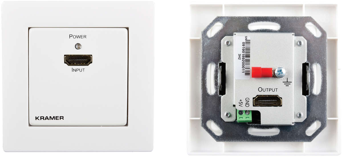 Kramer WP3H2 11 4K HDR HDMI Wall Plate Extender