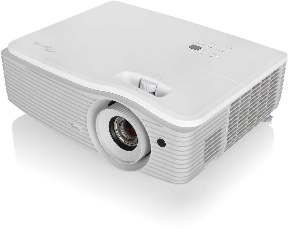 Optoma W504 projector throw chart and tables from Ivojo Multimedia Ltd.